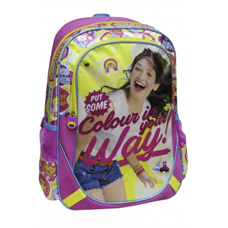 3T. Backpack w/trolley 42 cm. «Soy Luna»