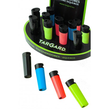 4T. Expositor con 12 encendedores piezo cónicos