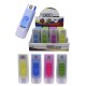3T. Expositor 16 encend. resistencia «V-Fire» colores surtidos. Recarga por USB
