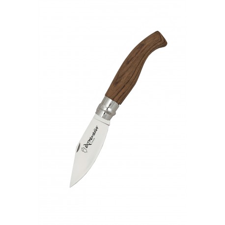 3T. 5 cm Navaja «EXTREMEÑA» con mango  de madera y virola de aluminio
