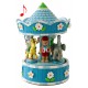 5T. Teddy bear carousel. Decorative figure with music and movement