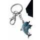 1T. Metallic keychain dolphins with origin case