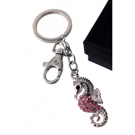 1T. Metallic keychain Seahorse with origin case