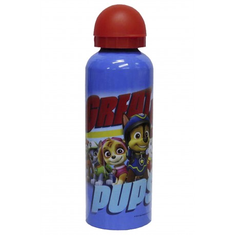 3T. Botella aluminio 500 ml. Patrulla Canina «Paw Patrol»