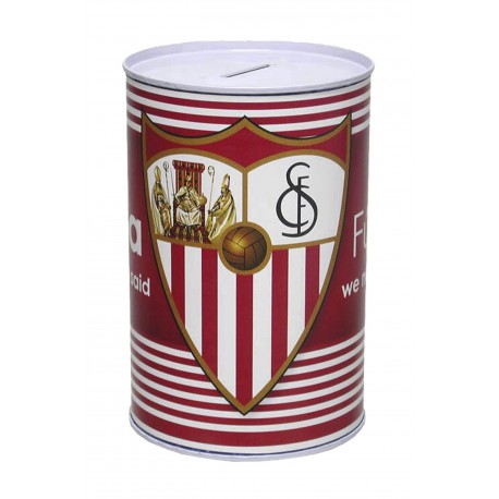 3T. Hucha cilíndrica 10 x 15 cm. «Sevilla F.C.»