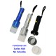 1T. Ø4.5 cm. Electronic metallic grinder with sieve in assorted colours (Black, silver or blue)