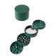 1T. Ø6,2 cm. Grinder metálico verde con 4 partes