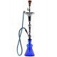 3T. 92 cm. Blue shisha (waterpipe) with 1 hose.