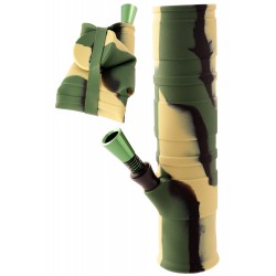4T. 20 cm. Folding «Camouflage» Bong of medical silicone