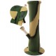 4T. 22 cm. Folding bong «Camouflage» in medical silicone