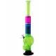 4T. 48 cm. Green acrilic bong «Skull»