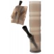 1T. 20 cm. Folding bong of black sanitary silicone