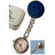 1T. Metallic clock of hanging blue «Smile» with pliers «Nurse». In metallic case.