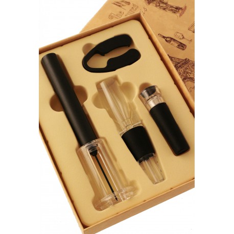 1T. Case with 4 wine accessories «Sommelier»