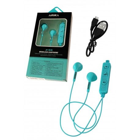 1T. Auriculares inalámbricos azules
