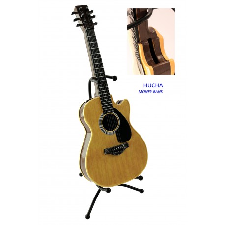 5T. Hucha «Guitarra acústica» miniatura decorativa en resina.