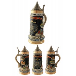 2T. Decorative ceramic mug beer 750 ml. «Deutschland».