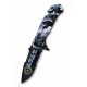 3T. 8.2 cm Pocket knife «ALBAINOX» FOS 3D Photo printingSWAT with aluminium handle and stainless steel blade