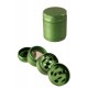 1T. Ø4 cm. Grinder (triturador) metálico verde con 4 partes
