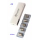 4T. Blister con 5 bobinas  «Joyetech cubis/aio/mini cuboid» bf (0,6 Ohm) SS316