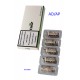 4T. Blister con 5 bobinas «Eleaf EC» para Melo/Melo2/Ijust2 (0,5 Ohm)