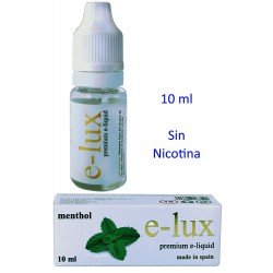 3T. e-liquid Menthol 0 mg. bottle with 10 ml. «e-lux»