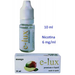 3T. e-liquid Mango 6 mg. bottle with 10 ml. «e-lux»