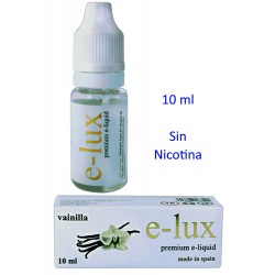 3T. e-liquid Vainilla 0 mg. bottle with 10 ml. «e-lux»