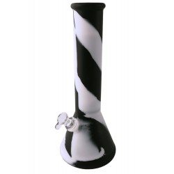 4T. Ø12 x 30 cm. Multicolor silicone bong