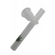 3T. 11 cm. Glass Chillum   «Leaf»