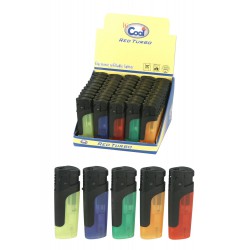 3T. Display with  50  turbo lighters «COOL» assorted colours