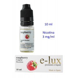 3T. e-liquid Raspberry 3 mg. bottle with 10 ml. «e-lux»