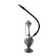 5T. Shisha (pipa de agua) color plata/rojo con motivos egipcios