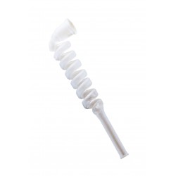 3T. Spiral glass pipe 16 cm.