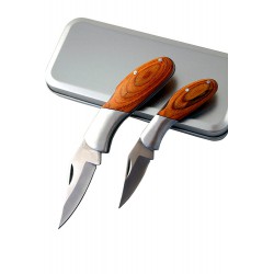 1T. Estuche 2 Navajas En Estuche modelo  Tg03