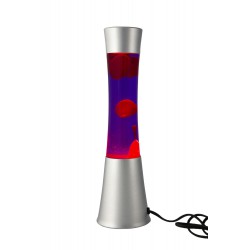 2T. 39.5 cm Metallic red/purple lava lamp
