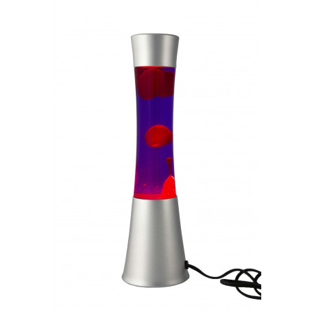 2T. 39.5 cm Metallic red/purple lava lamp