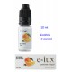3T. e-liquid Orange 12 mg. envase con 10 ml. «e-lux»