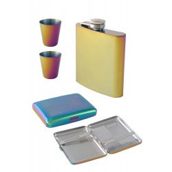1T. Decanter pack with glasses and cigarette case