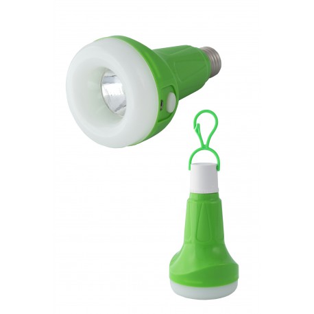 1T. Led bulb shape lamp green