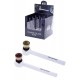 3T. Expositor con 12 pipas de cristal 12 cm. «Champ»