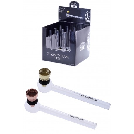 3T. Expositor con 12 pipas de cristal 12 cm. «Champ»