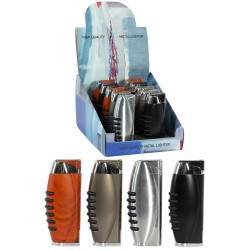 3T. Display with 10 turbo lighters «Tycoon» w/cigar cutter