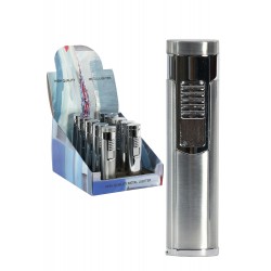 3T. Display with 10 turbo lighters «Tycoon» w/cigar cutter