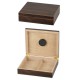 3T. Walnut finish humidor with divider and humidifier
