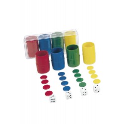 3T. Accesorios parchís 4 jugadores.