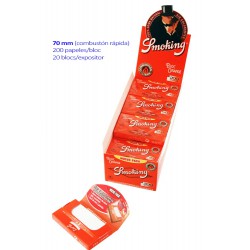 4T. Expositor con 20 libritos de 200 hojas «Smoking» Orange