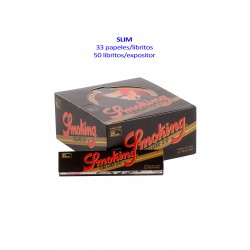 4T.  Smoking expositor con 50 libritos «King Size De Luxe»
