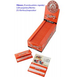 4T. Expositor con 25 libritos dobles «Smoking» Orange