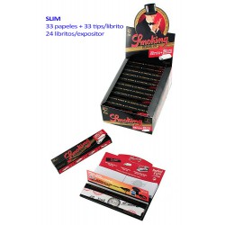 4T. Smoking expositor con 24 libritos «King Size De Luxe»+ Filter tips 2.0